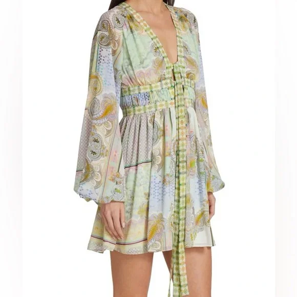 ALEXIS Tessie Printed Gauze Minidress - Picture 2 of 15